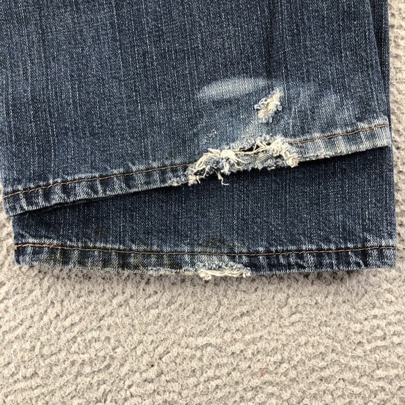 Vintage Levis Jeans Mens 36x30 Blue 527 Bootcut Western Mid Rise Whisker Y2K - Picture 8 of 15